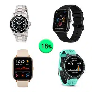 Caja de 74 Smartwatches y Ropa Sin Revisar
