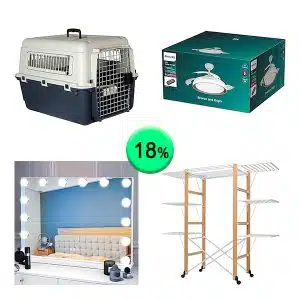 Pallet de 18 Productos de Hogar Sin Revisar
