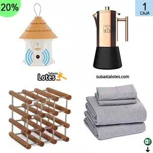 Caja de 21 productos de Hogar sin revisar