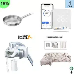 Caja de 22 artículos de Hogar sin revisar