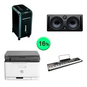 Pallet de 23 productos de Sonido y oficina sin revisar