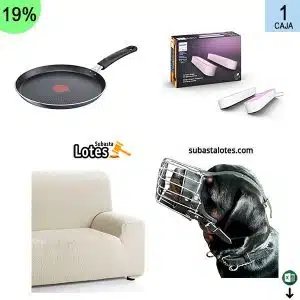 Caja de 23 productos de Hogar sin revisar