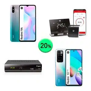 Caja de 57 productos de Sonido y oficina sin revisar