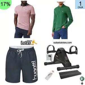 Caja de 34 artículos de Ropa y deporte sin revisar