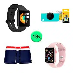 Caja de 45 productos de Ropa y smartwatch sin revisar