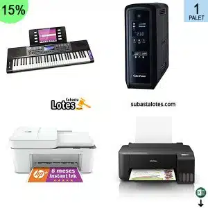 Pallet de 34 productos de Sonido y oficina sin revisar