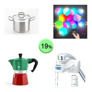 Caja de 19 artículos de Hogar sin revisar