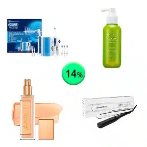 Caja de 58 productos de Belleza y cuidado personal sin revisar