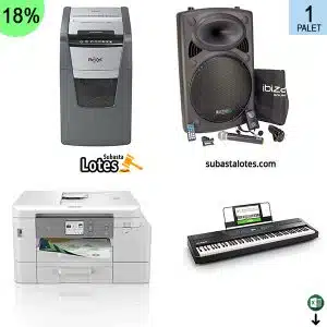 Pallet de 20 productos de Sonido y oficina sin revisar