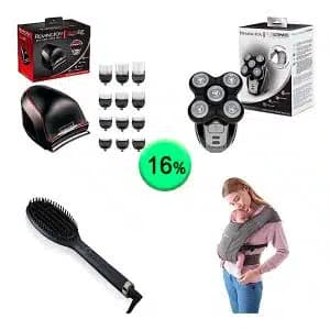Caja de 46 productos de Bebé y cuidado personal sin revisar
