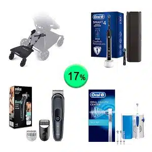Caja de 31 productos de Bebé y cuidado personal sin revisar