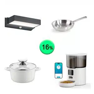 Caja de 32 artículos de Hogar sin revisar
