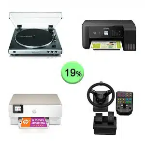 Pallet de 34 productos de Sonido y oficina sin revisar