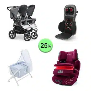 Palet de 14 productos de Bebé y cuidado personal sin revisar