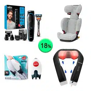 Caja de 46 productos de Bebé y cuidado personal sin revisar