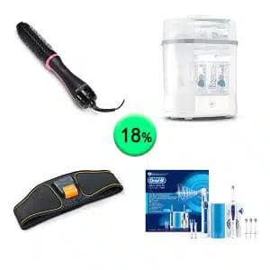 Caja de 22 productos de Bebé y cuidado personal sin revisar