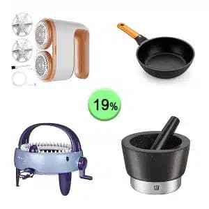 Caja de 25 artículos de Hogar sin revisar