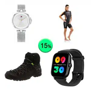 Caja de 39 productos de Ropa y Smartwatch Sin Revisar