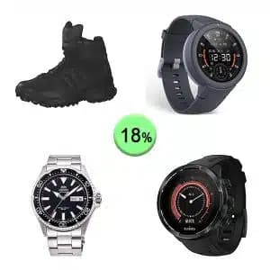 Caja de 44 productos de Ropa y Smartwatch Sin Revisar
