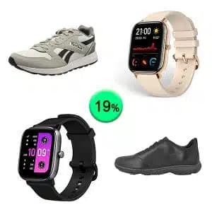 Caja de 51 productos de Ropa y Smartwatch Sin Revisar