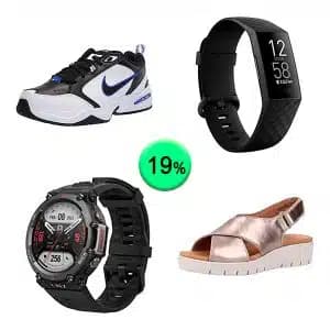 Caja de 30 productos de Ropa y smartwatch sin revisar