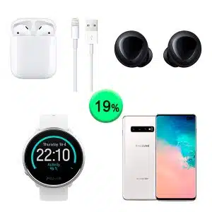 Caja de 47 productos de Electrónica y Oficina sin revisar