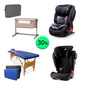 Pallet de 22 productos de Bebé y cuidado personal sin revisar