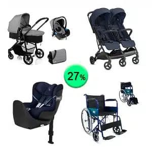 Pallet de 14 productos de Bebé y cuidado personal sin revisar