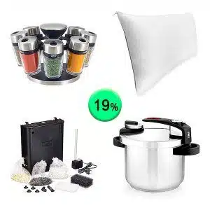 Caja de 18 artículos de Hogar sin revisar