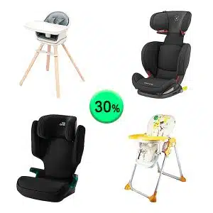 Pallet de 17 productos de Bebé y cuidado personal sin revisar