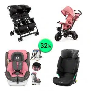Pallet de 18 productos de Bebé y cuidado personal sin revisar