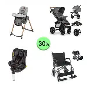 Pallet de 14 productos de Bebé y cuidado personal sin revisar