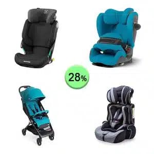 Pallet de 16 productos de Bebé y cuidado personal sin revisar