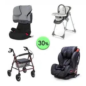 Pallet de 17 productos de Bebé y cuidado personal sin revisar