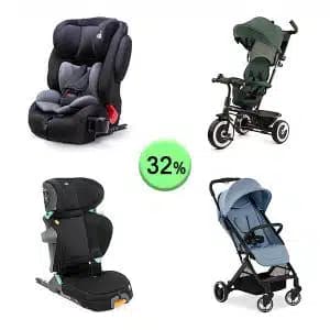 Pallet de 12 productos de Bebé y cuidado personal sin revisar