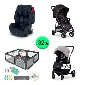 Pallet de 15 productos de Bebé y cuidado personal sin revisar