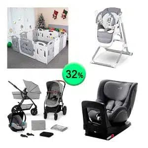 Pallet de 6 productos de Bebé y cuidado personal sin revisar