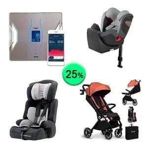 Pallet de 16 productos de Bebé y cuidado personal sin revisar