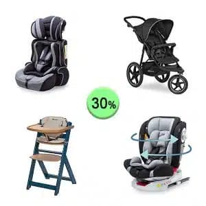 Pallet de 17 productos de Bebé y cuidado personal sin revisar