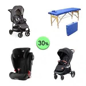 Pallet de 20 productos de Bebé y cuidado personal sin revisar