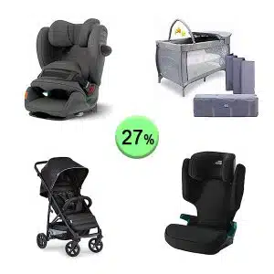 Pallet de 13 productos de Bebé y cuidado personal sin revisar