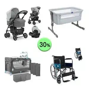 Pallet de 8 productos de Bebé y cuidado personal sin revisar