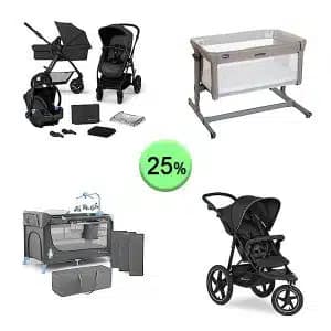 Pallet de 10 productos de Bebé y cuidado personal sin revisar