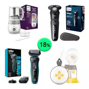 Caja de 39 productos de Bebé y cuidado personal sin revisar