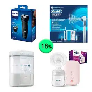 Caja de 26 productos de Bebé y cuidado personal sin revisar