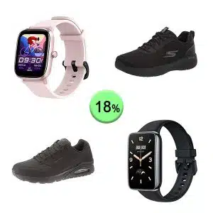 Caja de 38 productos de Ropa y smartwatch sin revisar