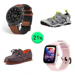 Caja de 36 productos de Ropa y Smartwatch Sin Revisar