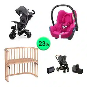 Pallet de 11 productos de Bebé y cuidado personal sin revisar