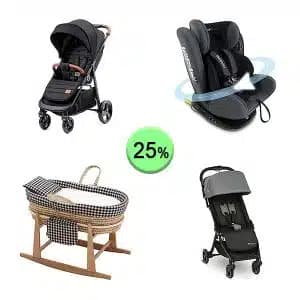 Pallet de 19 productos de Bebé y cuidado personal sin revisar