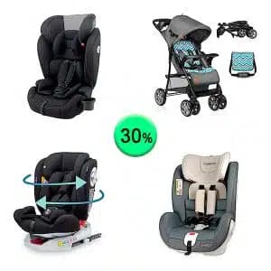 Pallet de 20 productos de Bebé y cuidado personal sin revisar
